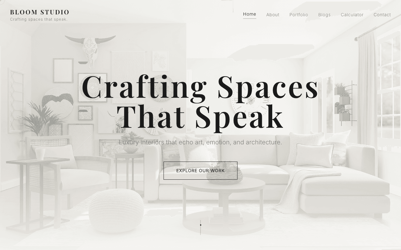 Bloom Studio — screenshot