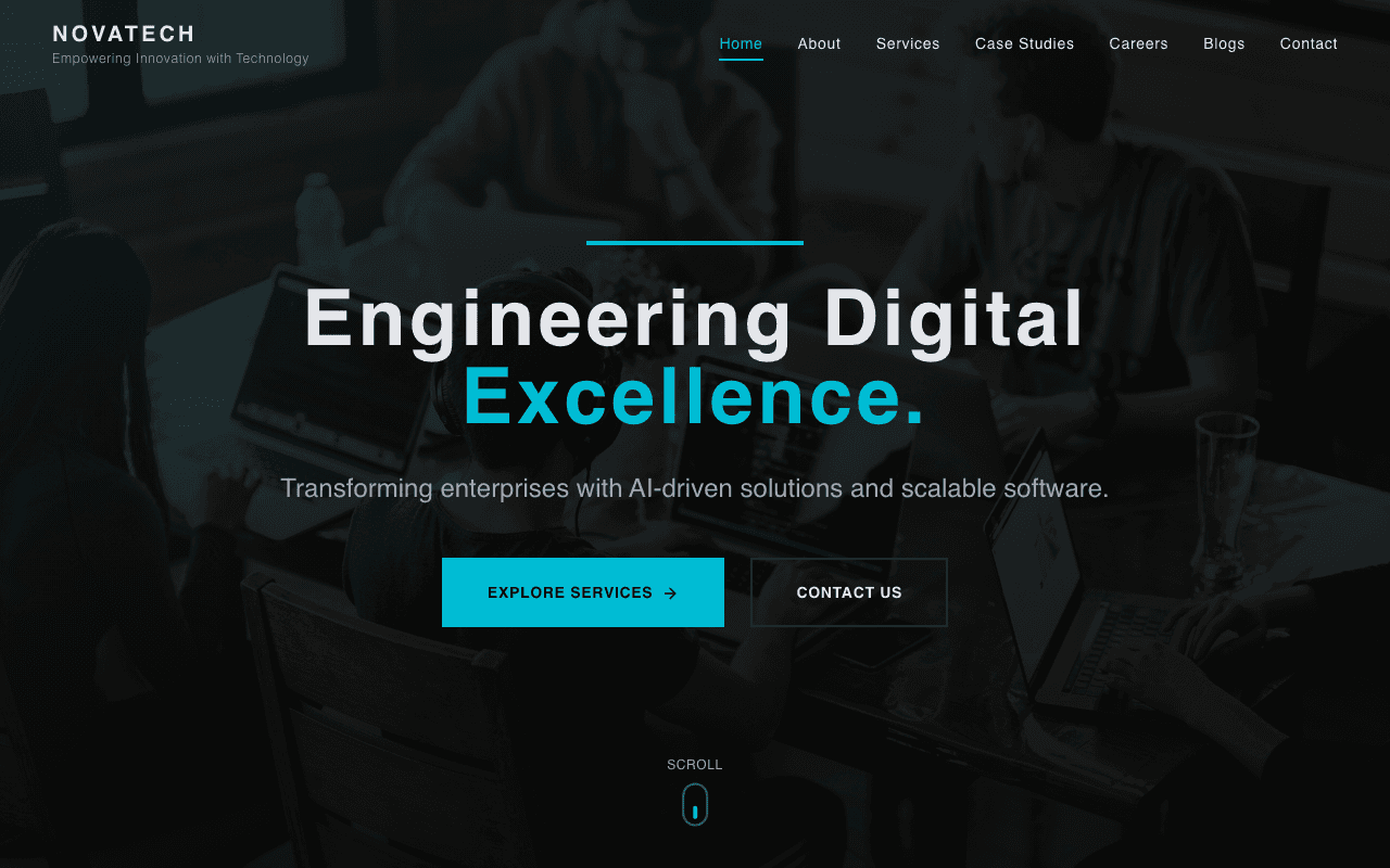 NovaTech — screenshot